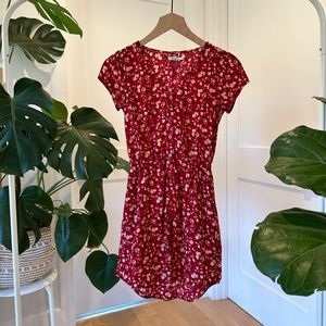 Red Floral Dress